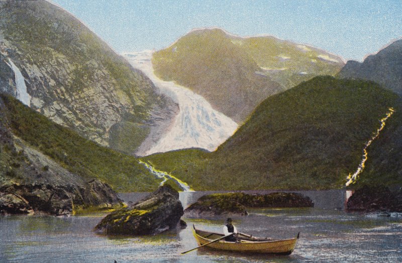 Norge / Norge: Bondhusbraeen (foto i färg) av Norwegian Photographer