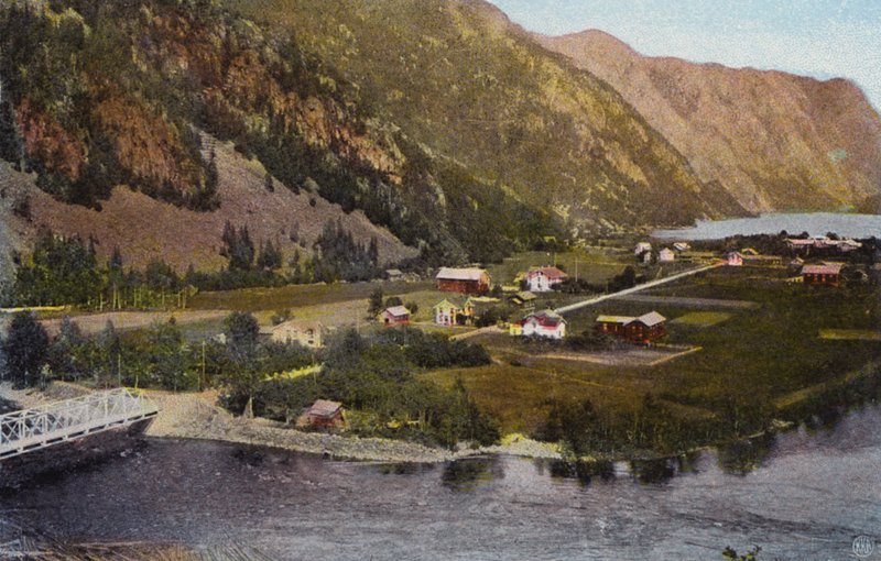 Norge / Norge: Dalen, Telemarken (färgfoto) av Norwegian Photographer
