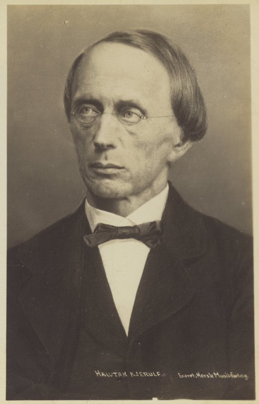 Porträtt av Halfdan Kjerulf av Norwegian Photographer