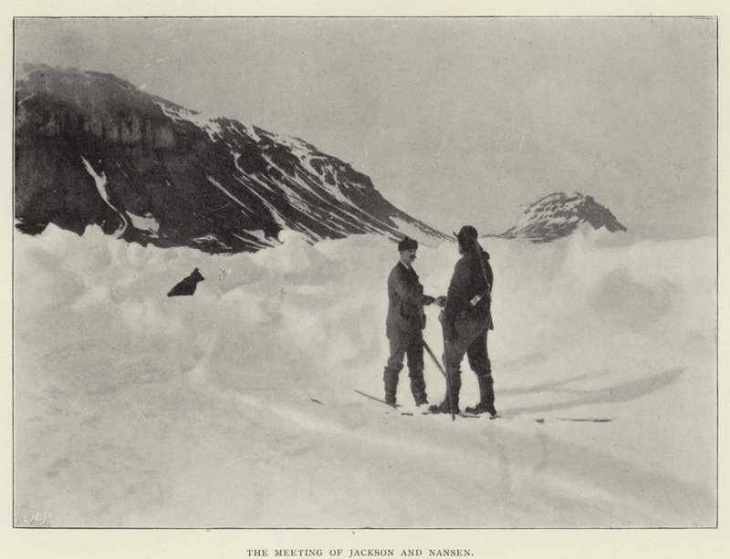 Mötet mellan Jackson och Nansen (s/v foto) av Norwegian Photographer