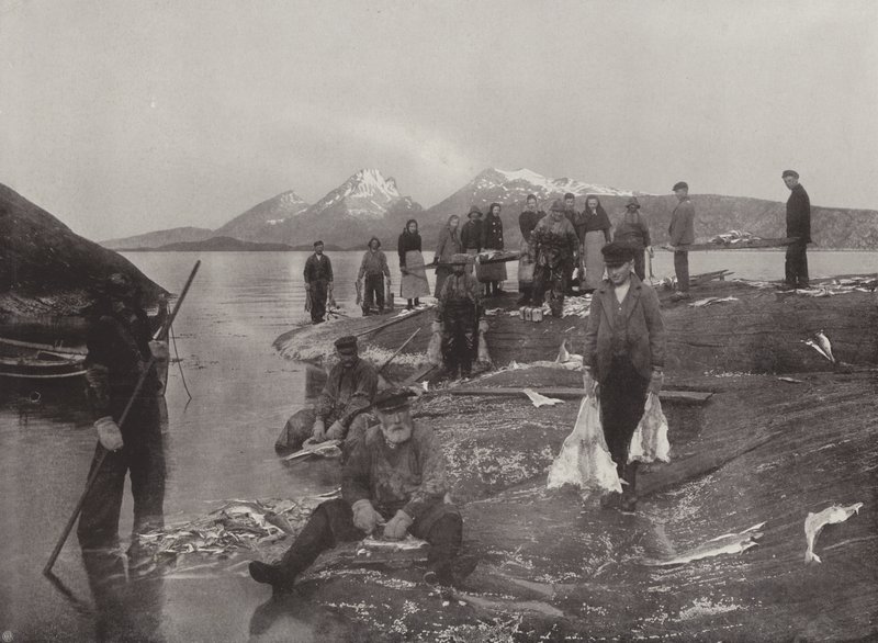 Tvätta Klip-fisk av Norwegian Photographer
