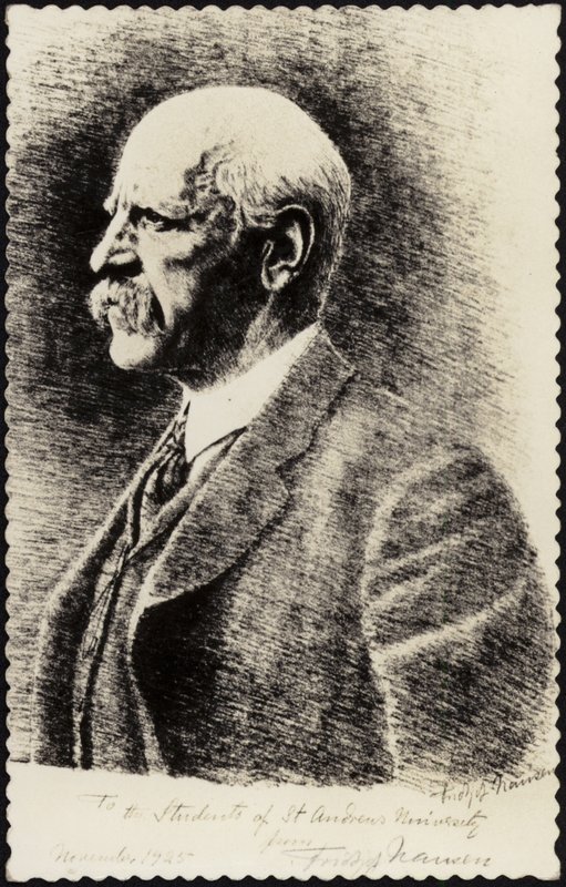 Fridtjof Nansen (1861-1930), norsk upptäcktsresande, diplomat och humanitär av Norwegian School