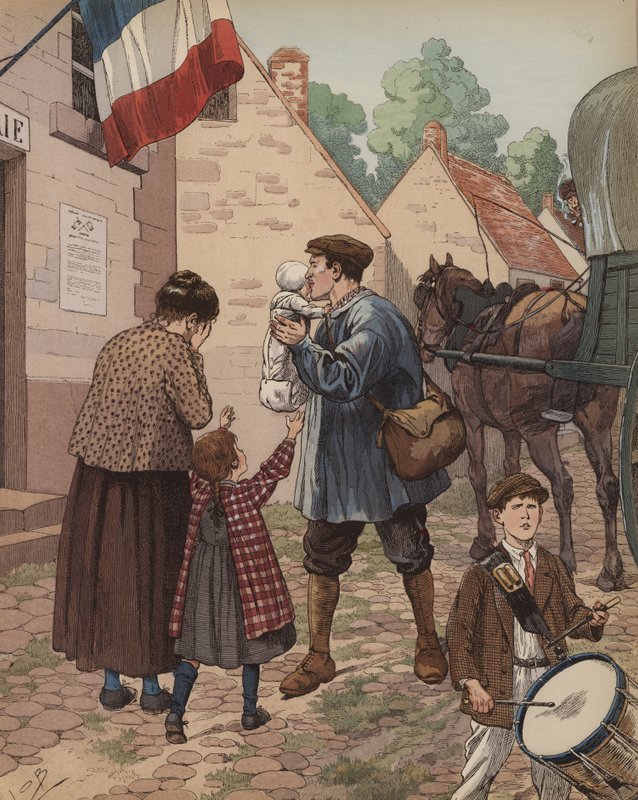 2 augusti 1914 av Onfray de Breville Job