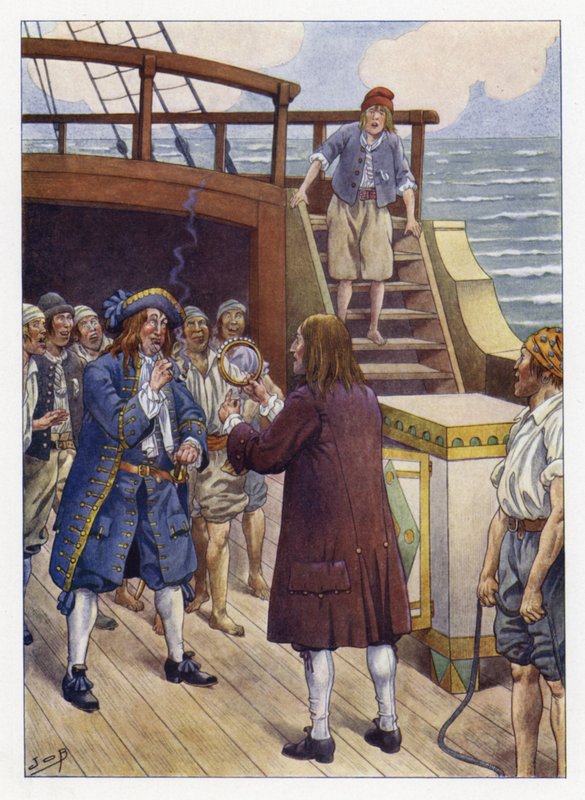 Illustration för Gullivers Travels av Onfray de Breville Job