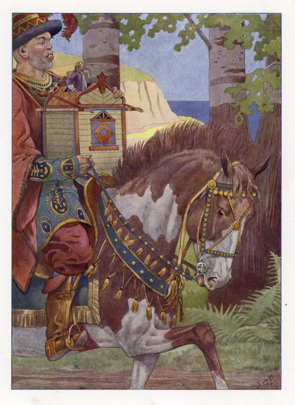 Illustration för Gullivers Travels av Onfray de Breville Job