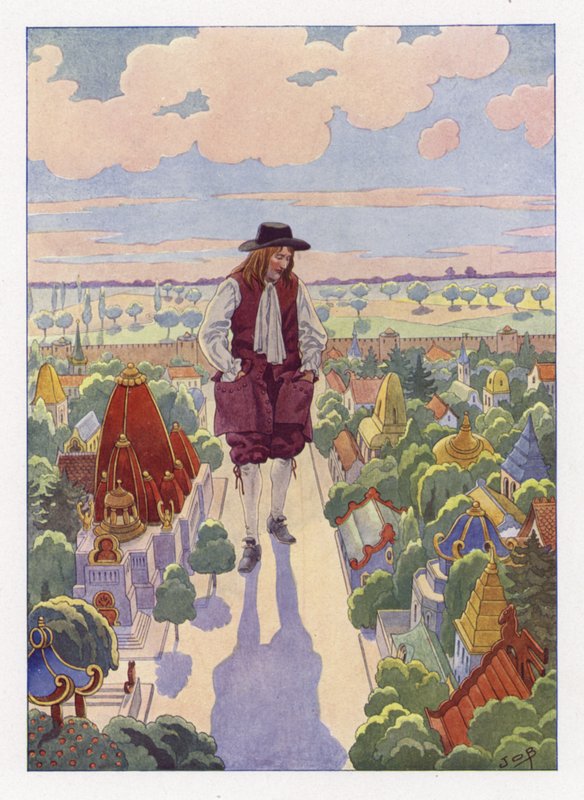 Illustration för Gullivers Travels av Onfray de Breville Job