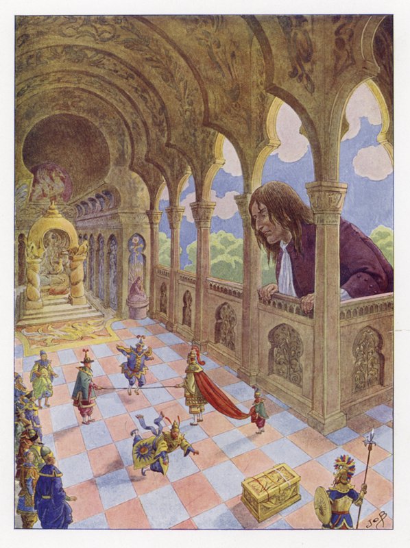 Illustration för Gullivers Travels av Onfray de Breville Job