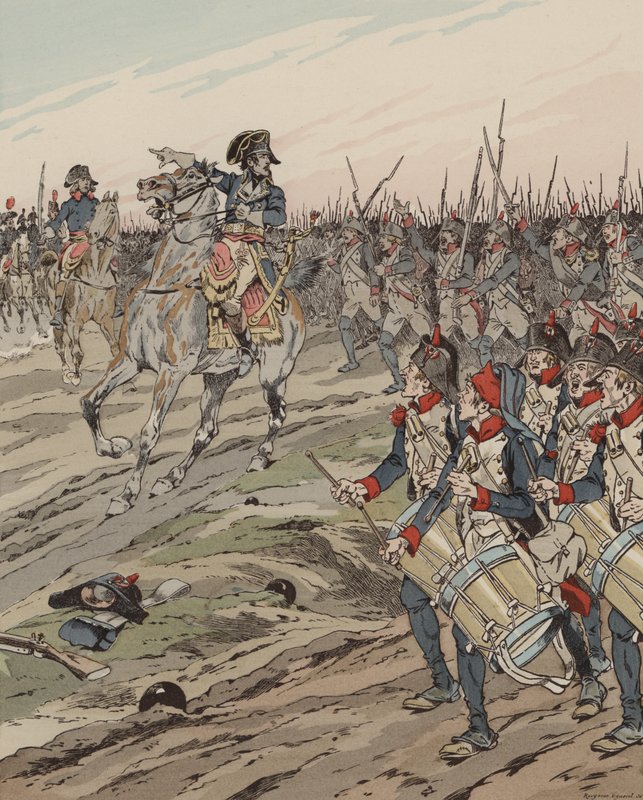 Napoleon Bonaparte, soldater! Kom ihåg att jag har för vana att sova på slagfälten av Onfray de Breville Job