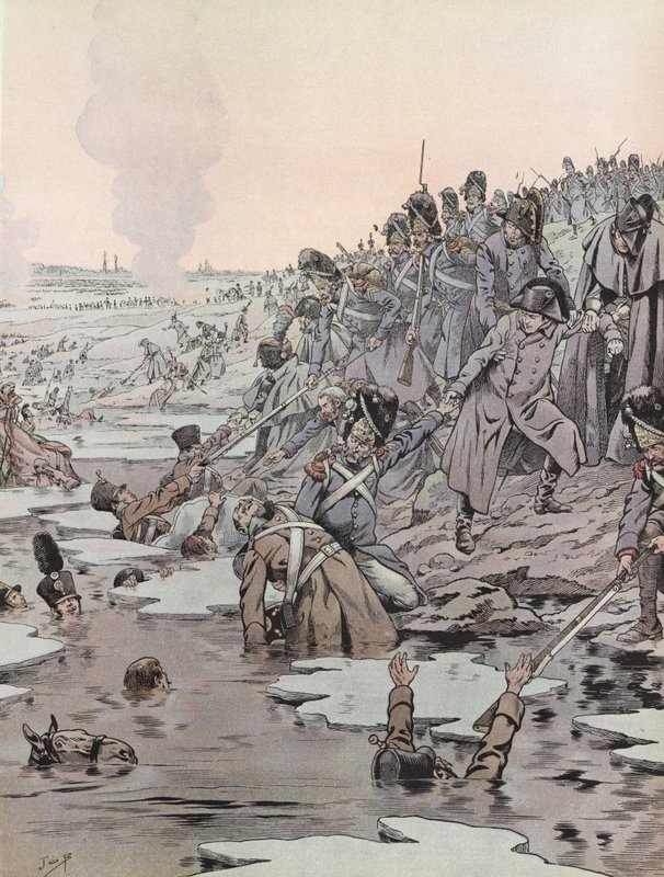 Napoleon i slaget vid Austerlitz av Onfray de Breville Job