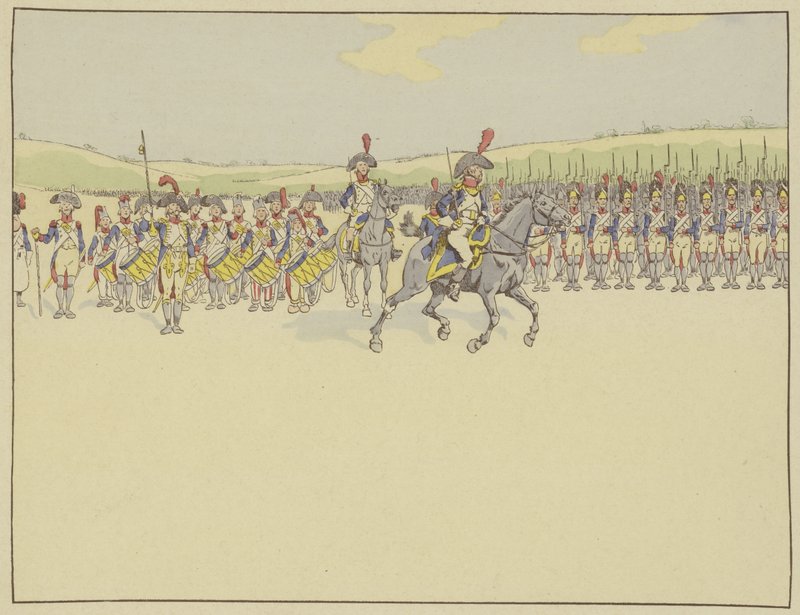 Napoleon utses till befälhavare för den franska armén i Italien, 23 februari 1796 av Onfray de Breville Job
