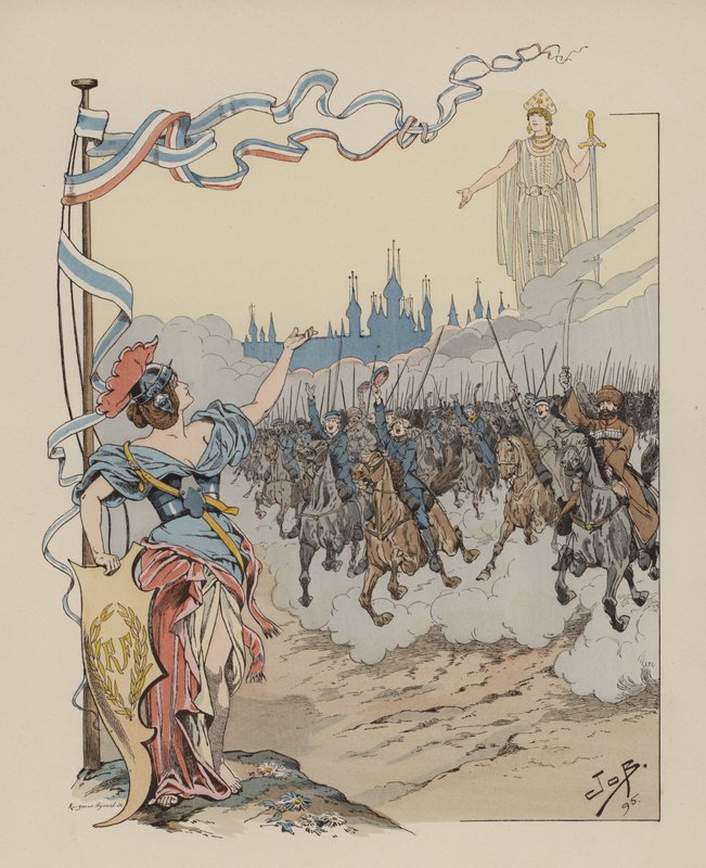 Ryssar och fransmän, Hurra för Frankrike! Länge leve Ryssland av Onfray de Breville Job