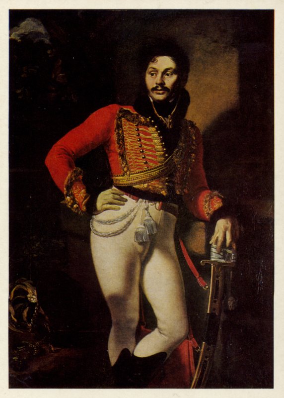 Porträtt av Evgraf Davydov, 1809 av Orest Adamovich Kiprensky