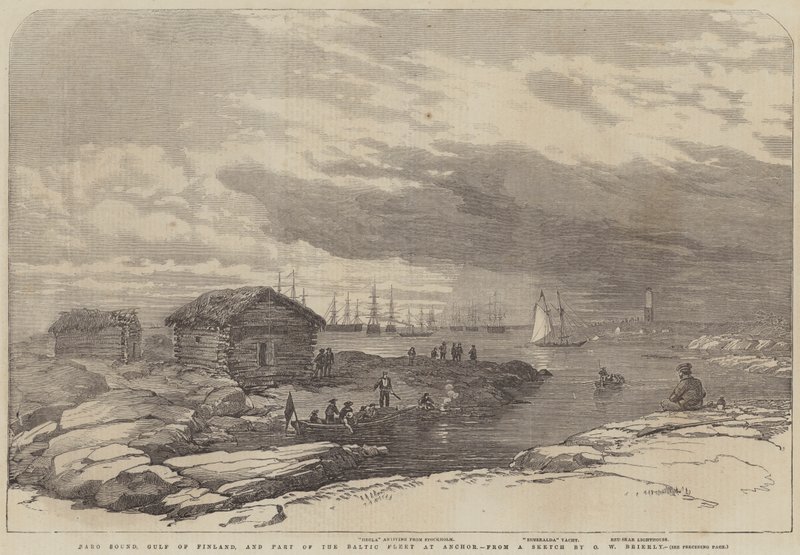 Barosund i Finska viken av Oswald Walters Brierly