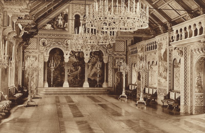 Bavarian Kings Castle Neuschwanstein, Singerhall av Otto Ballerstedt