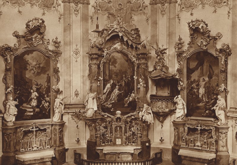 Kloster-kyrkan i Ettal, Sidoaltaren av Otto Ballerstedt