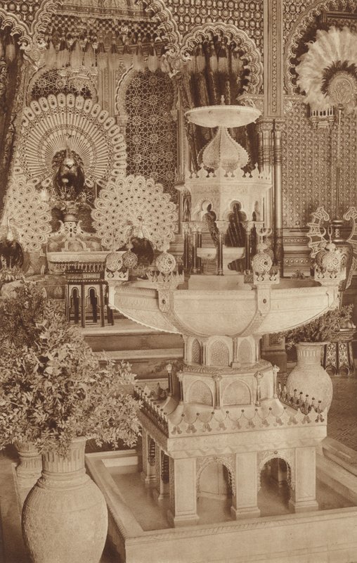 Morisk kiosk, nära det bayerska kungarslottet Linderhof av Otto Ballerstedt