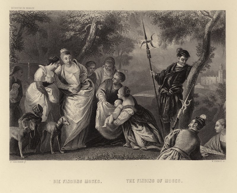Fyndet av Moses av Paolo Veronese