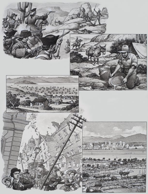 Kalifornien av Pat (1907-95) Nicolle