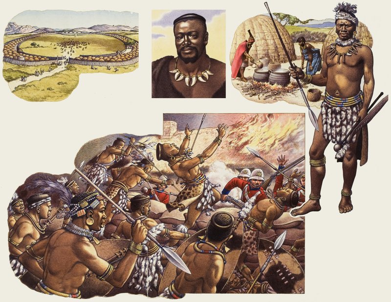 Zulus vid Rorke