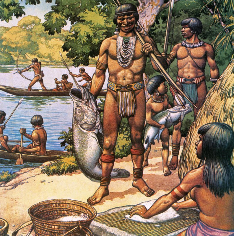 Amazon Indians av Pat (1907 95) Nicolle