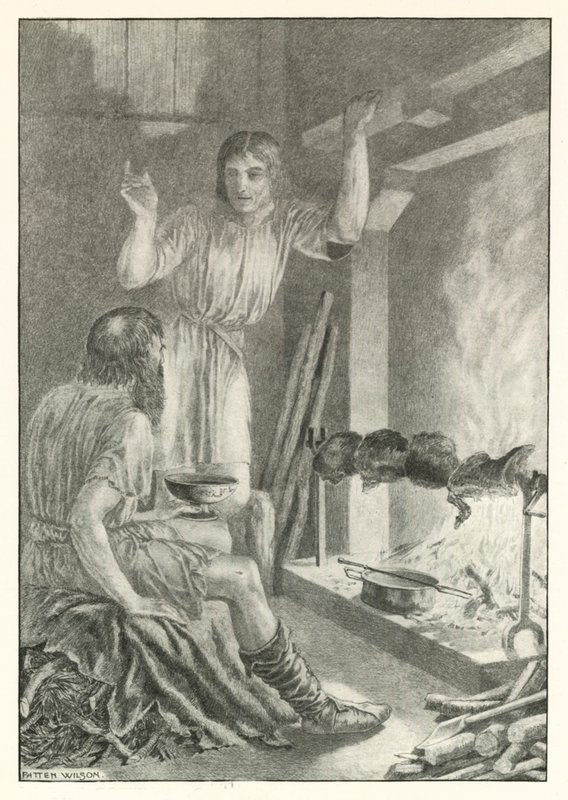 Illustration till Homeros Odysséen (litografi) av Patten (after) Wilson