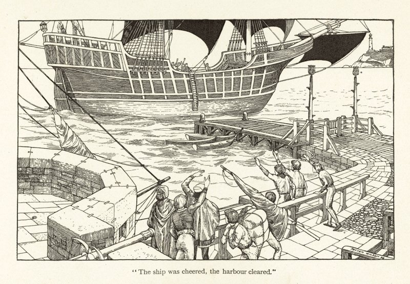 Rime of the Ancient Mariner (gravyr) av Patten Wilson