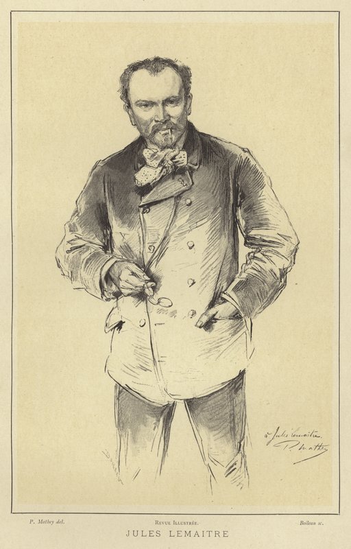 Jules Lemaitre, fransk kritiker och dramatiker av Paul Mathey