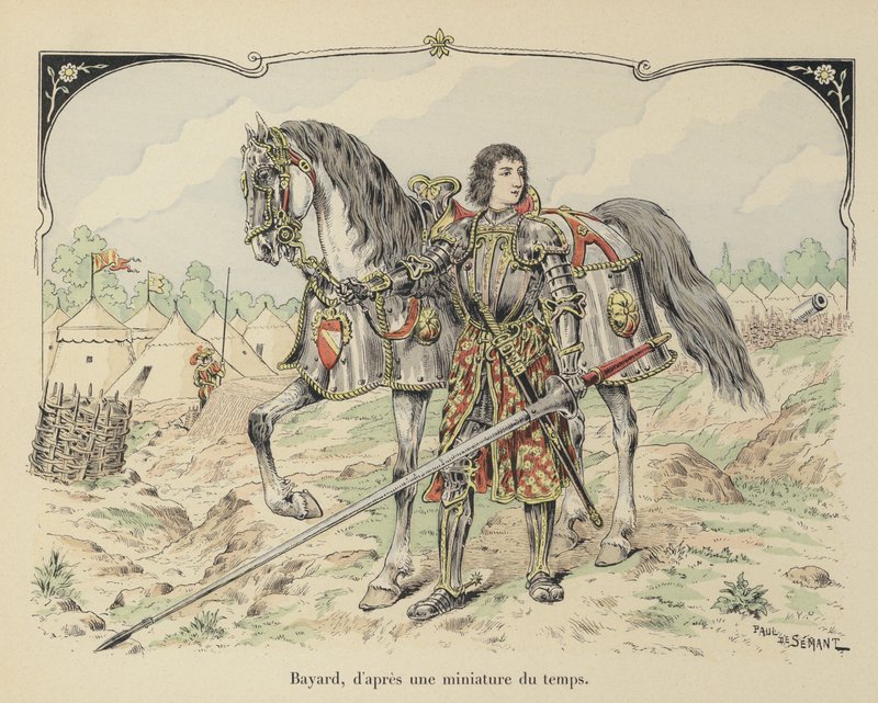 Pierre de Terrail, riddare av Bayard, fransk riddare av Paul de Semant