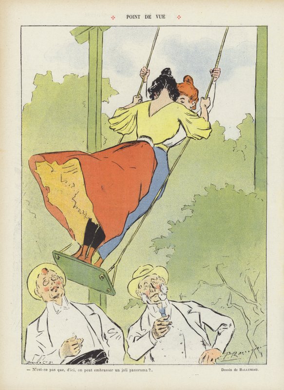 Illustration för Le Rire av Paul Balluriau