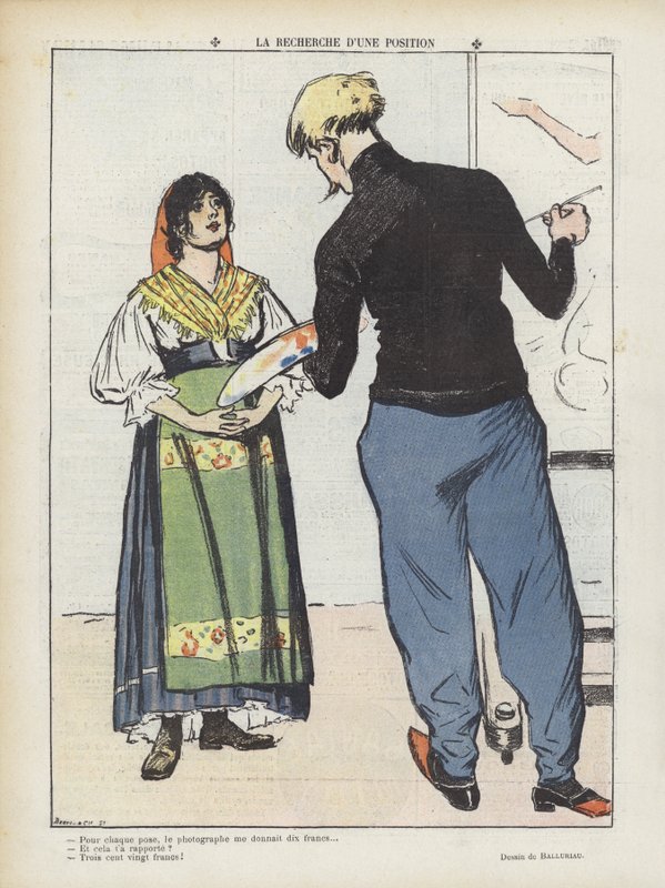 Illustration för Le Rire av Paul Balluriau