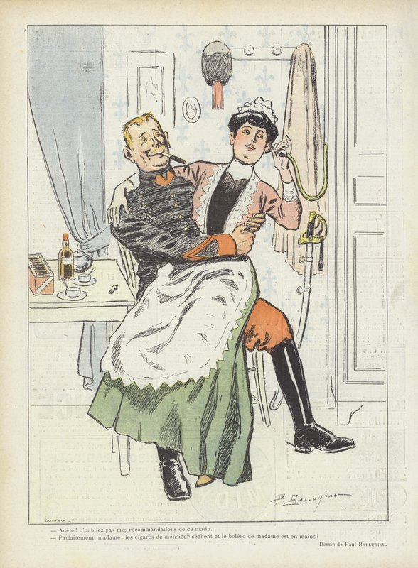 Illustration för Le Rire av Paul Balluriau