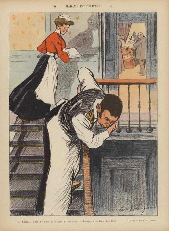 Illustration för Le Rire av Paul Balluriau