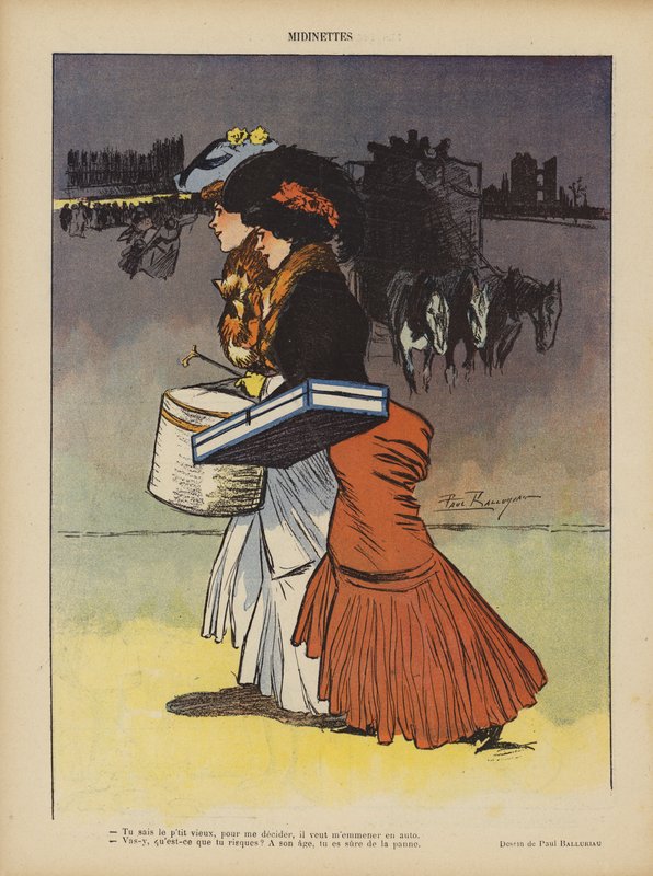 Illustration för Le Rire av Paul Balluriau