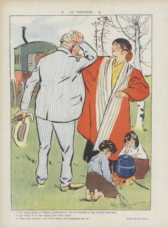 Siaren. Illustration för Le Rire av Paul Balluriau