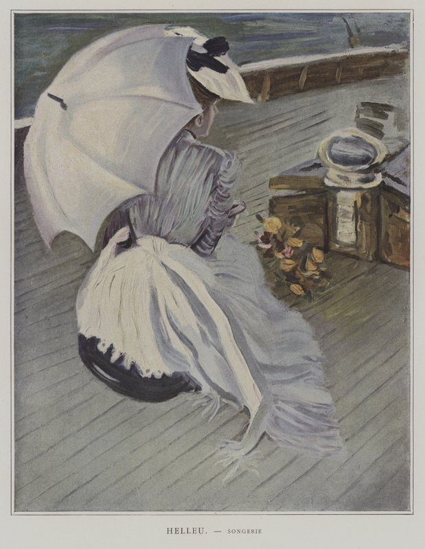 Songerie (Dröm) av Paul Cesar Helleu