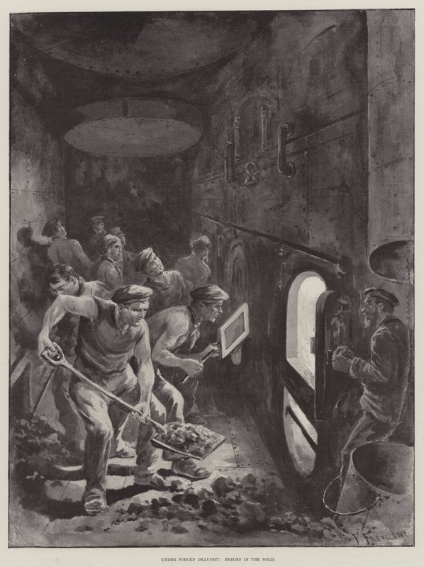 Under Forced Draught, Heroes in the Hold swed av Paul Frenzeny