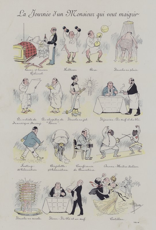 Dagen för en gentleman som vill gå ner i vikt av Paul Guillaume