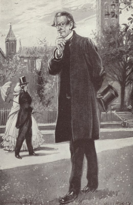 Illustration för Barchester Towers av Anthony Trollope av Paul Hardy