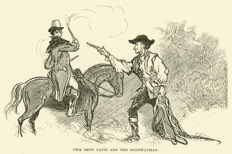 Twm Shon Catti and the Highwayman (gravyr) av Paul Hardy