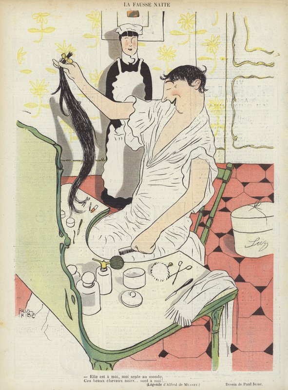Illustration för Le Rire av Paul Iribe