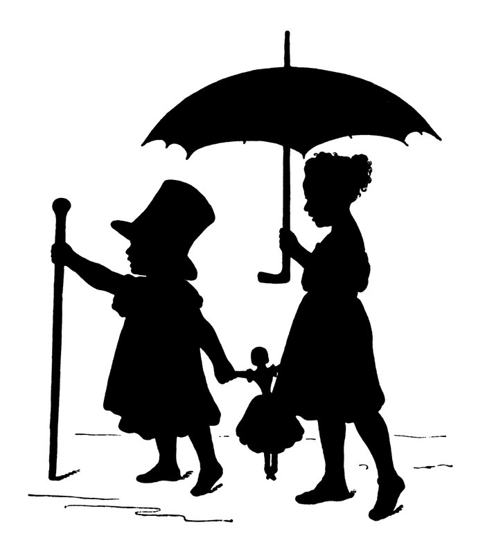 Silhouette av Paul Konewka (litho) av Paul Konewka