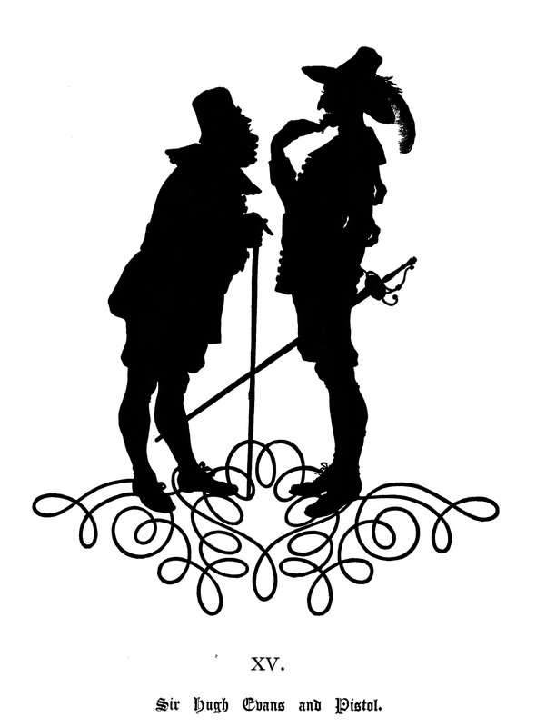 Sir Hugh Evans och Pistol av Paul Konewka