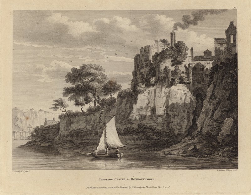 Chepstow Castle av Paul Sandby