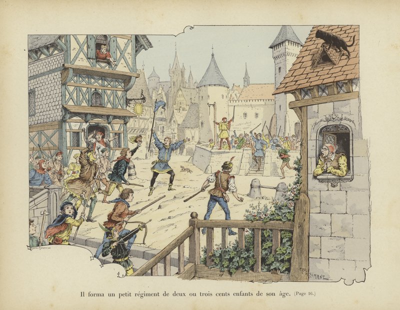Han bildade ett litet regemente med två eller tre hundra barn i hans ålder. av Paul de Semant