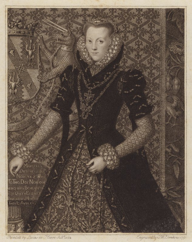 Margaret, hertiginna av Norfolk av Peltro William Tomkins