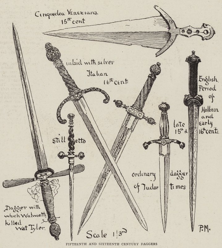 Femtonde och sextonde århundradets dolkar av Percy Macquoid