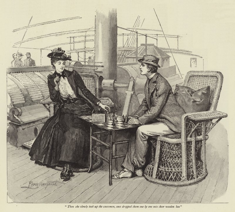 Illustration för A Delusion, av Theresa I Macquoid av Percy Macquoid