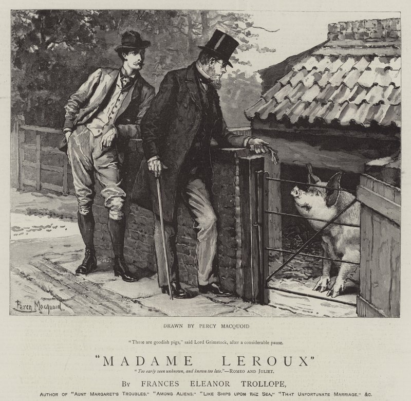 Fru Leroux av Percy Macquoid