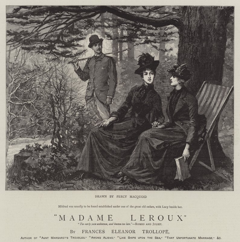 Fru Leroux av Percy Macquoid