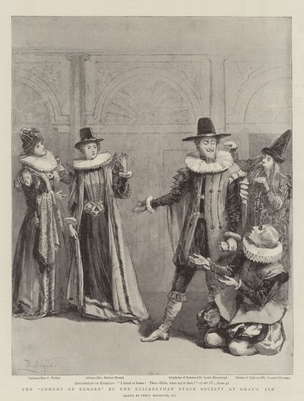 The Comedy of Errors av Elizabethan Stage Society på Gray
